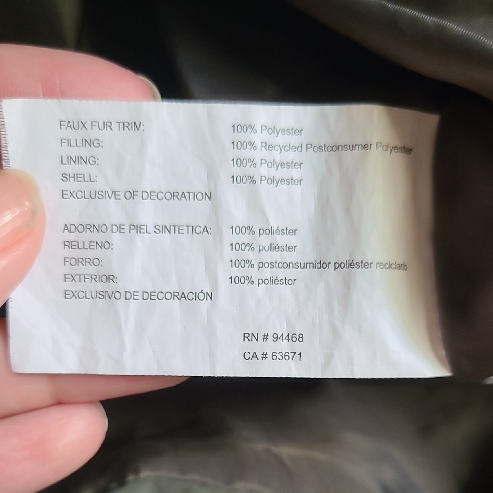 Nautica Women's Olive Puffer Coat - Picture 5 of 5